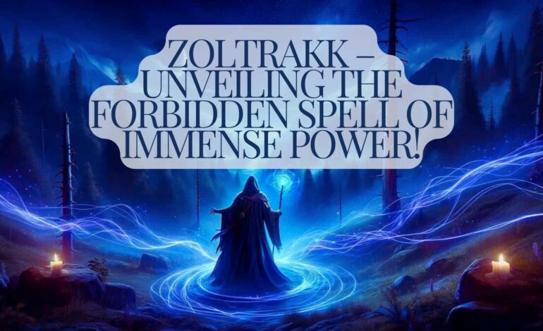 Zoltrakk – Unveiling The Forbidden Spell Of Immense Power!