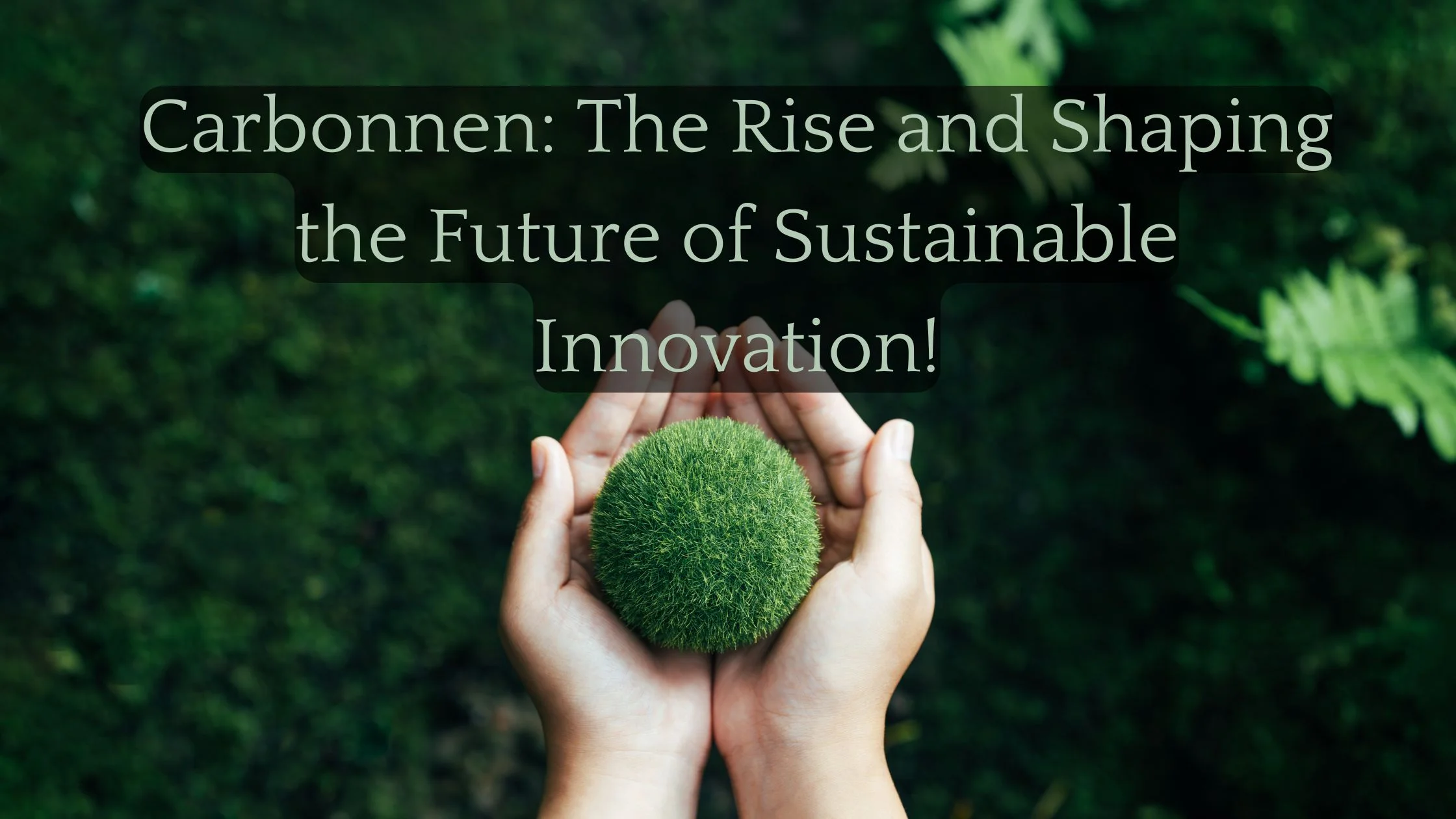 Carbonnen: The Rise and Shaping the Future of Sustainable Innovation!